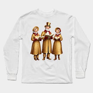 Christmas Carolers Long Sleeve T-Shirt